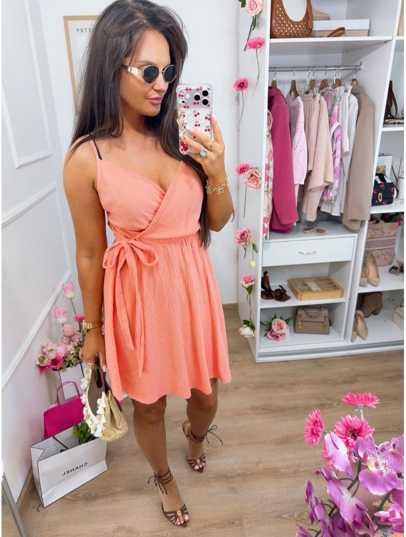 Wholesaler Sweetissima - SHORT MUSLIN DRESS