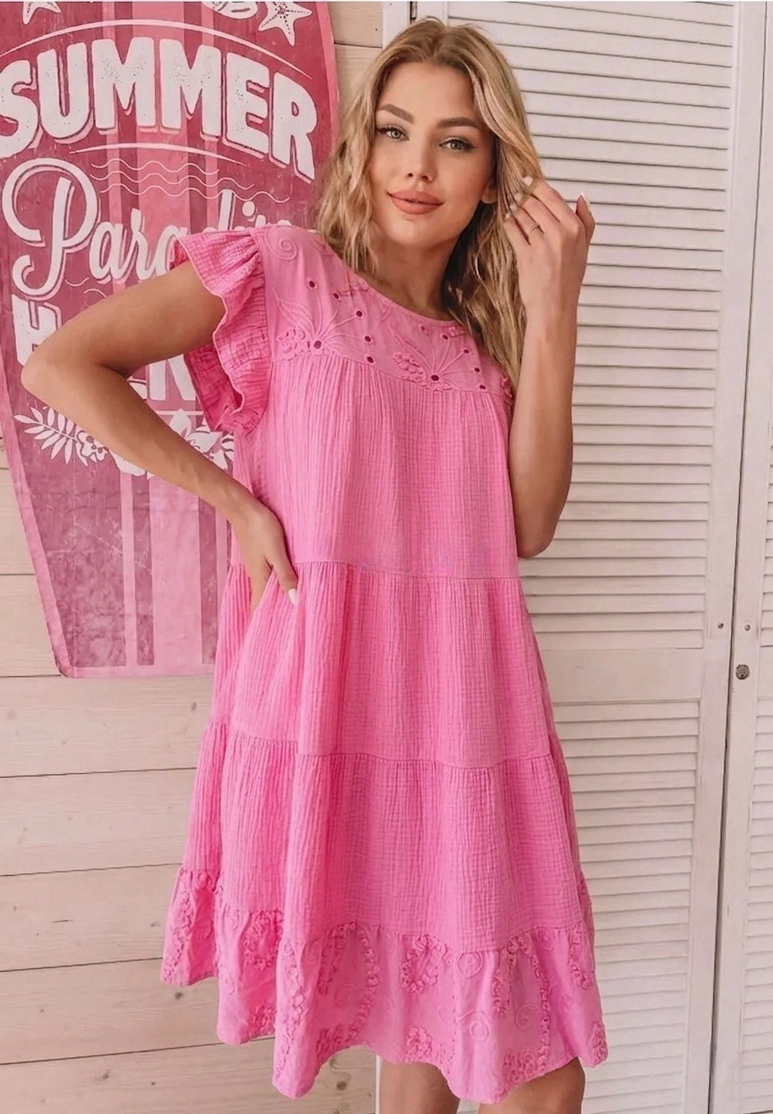 Wholesaler Sweetissima - Embroidered cotton dress
