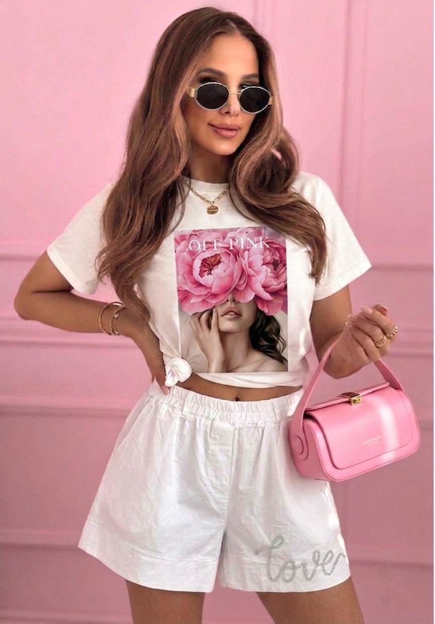Wholesaler Sweetissima - T-shirt with FLOWER print