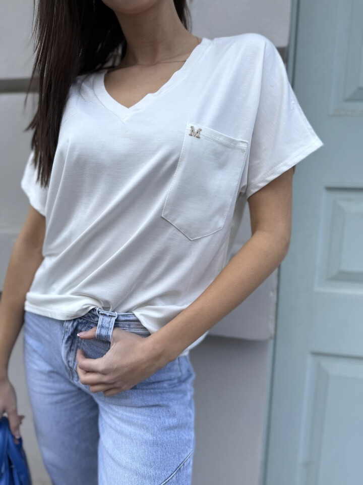 Grossiste Sweetissima - T-shirt pour femme avec poche