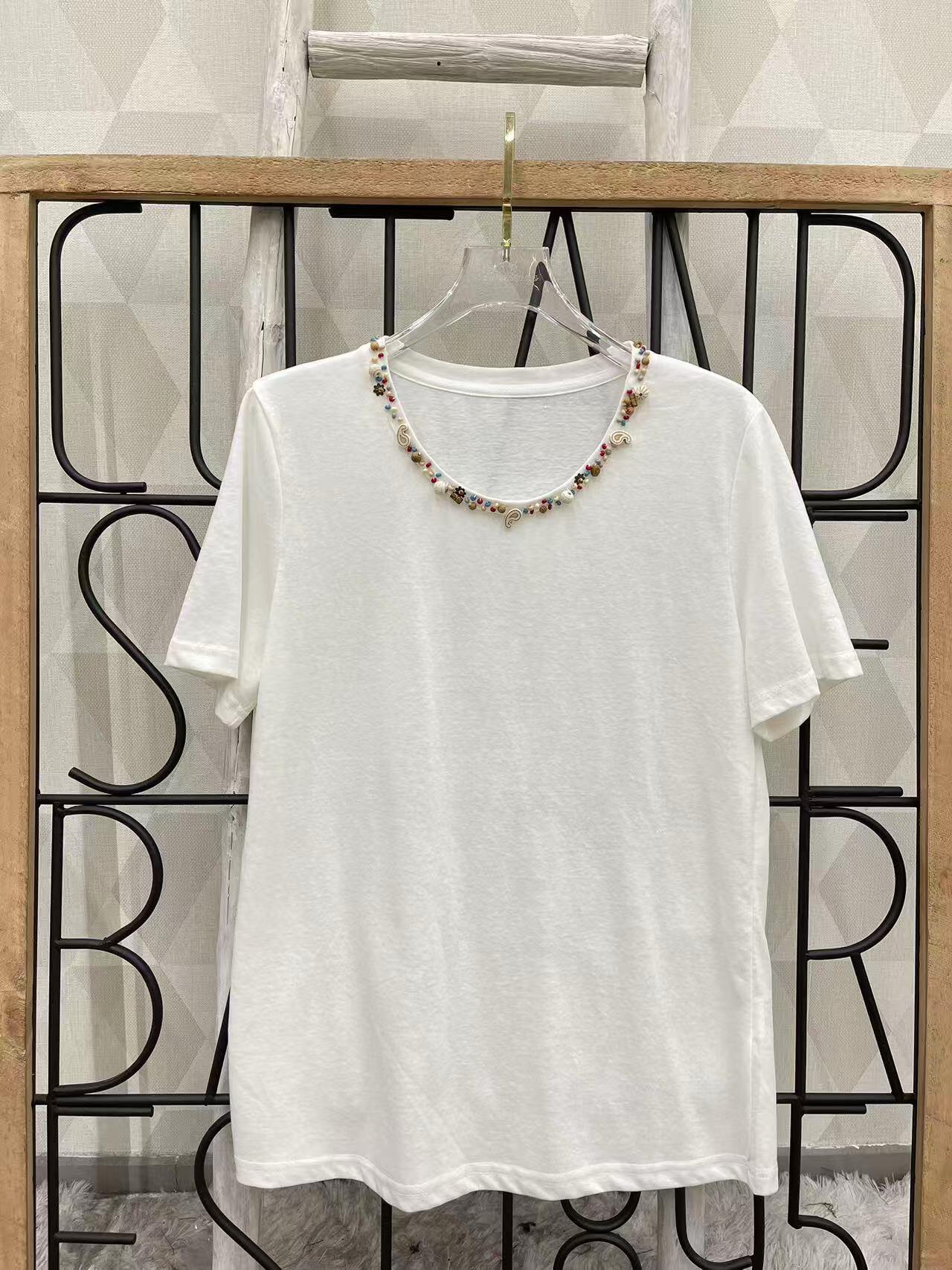 Grossiste Sweetissima - T-shirts en coton avec col à coquille