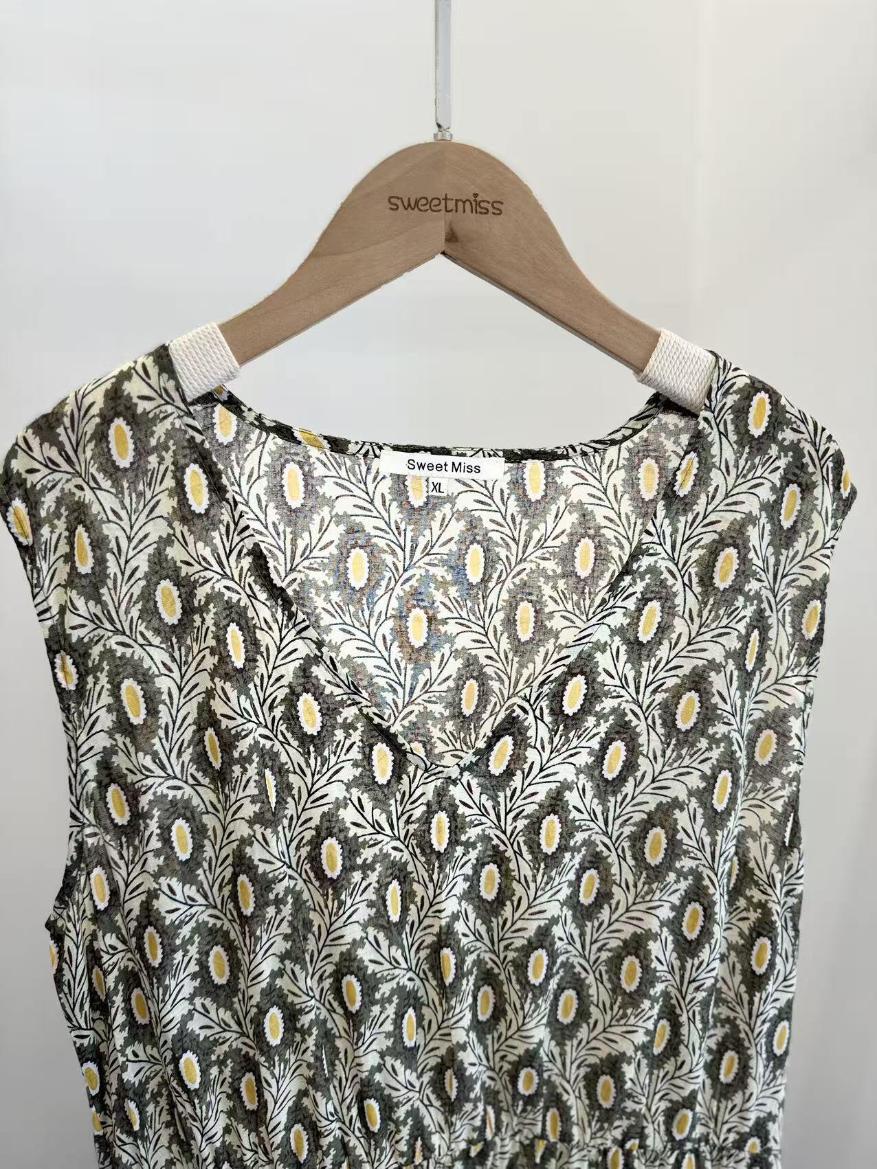 Abito Lungo Floreale Da Donna: Maxi Vestito Boho Scollo A V, Perfetto Per Spiaggia Ed Estate - 4