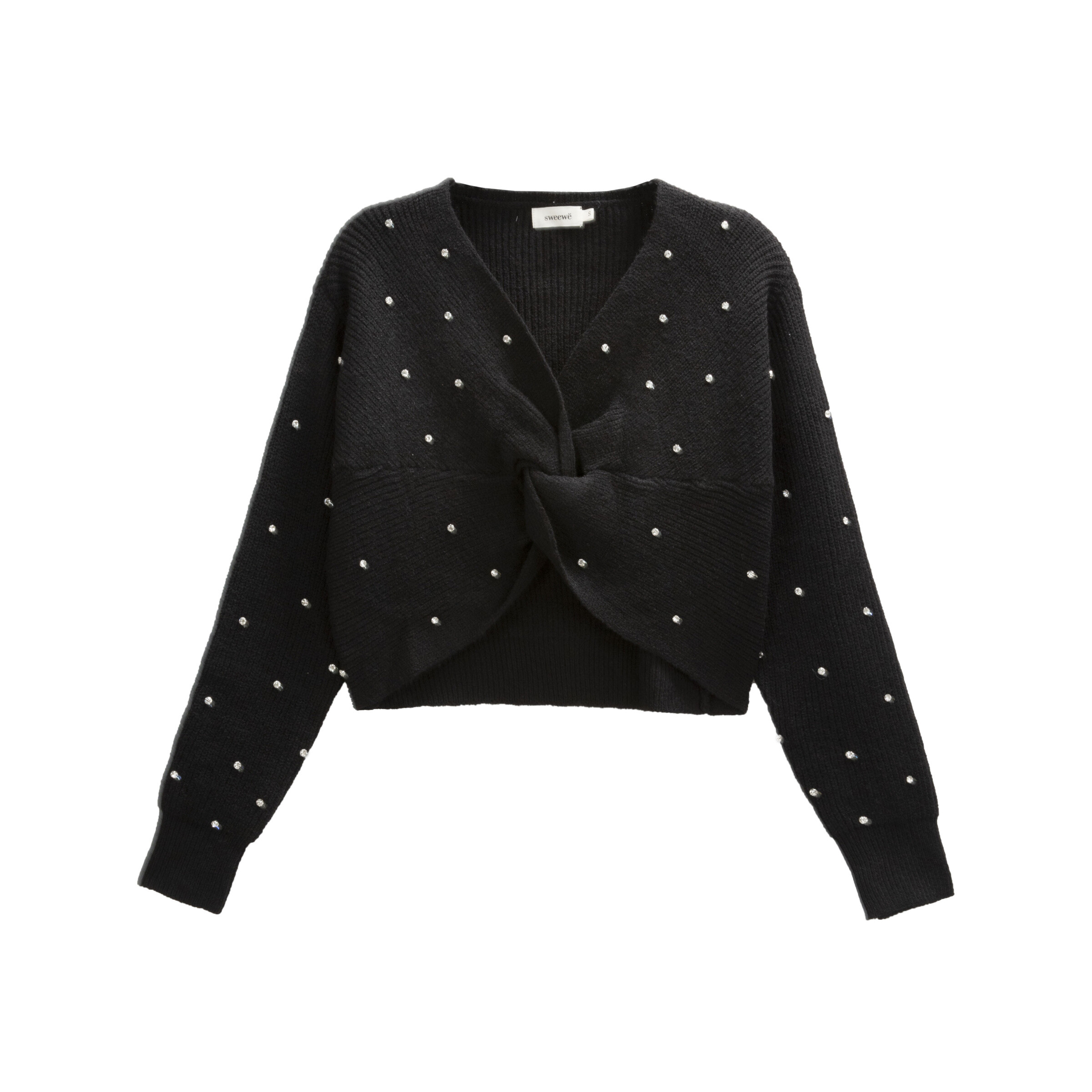 Pull en maille doux, idéal pour l'hiver, composé de polyester, acrylique et polyamide, fabriqué en Chine.