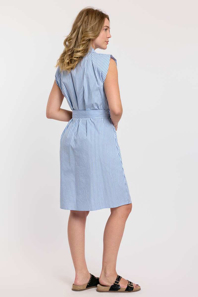 Robe-chemise à rayures