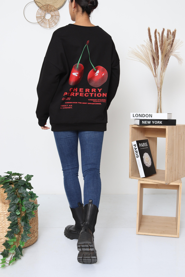 Grossiste SYBELLA - Sweat Cherry perfection