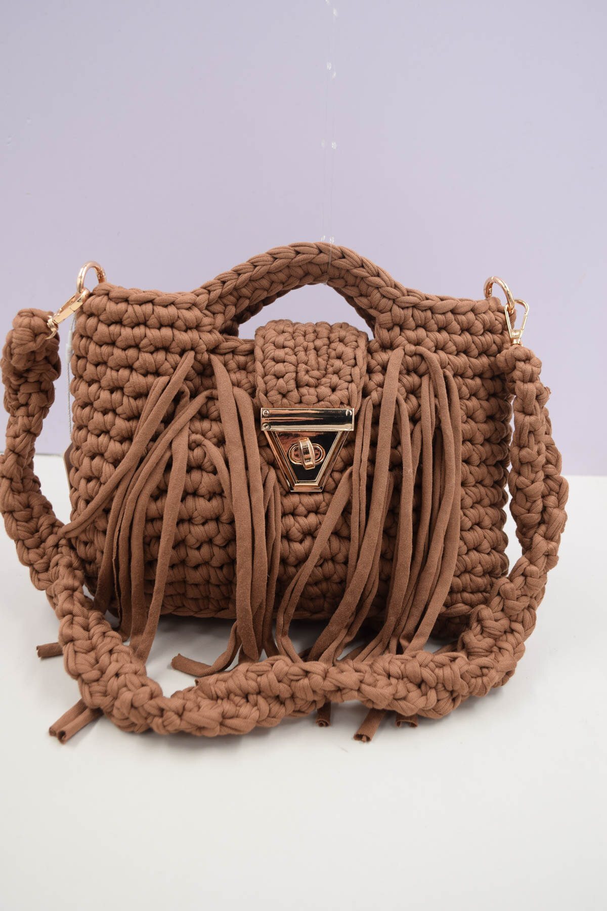Grossiste SyStyle - Sac à main femme en coton tressé artisanal
