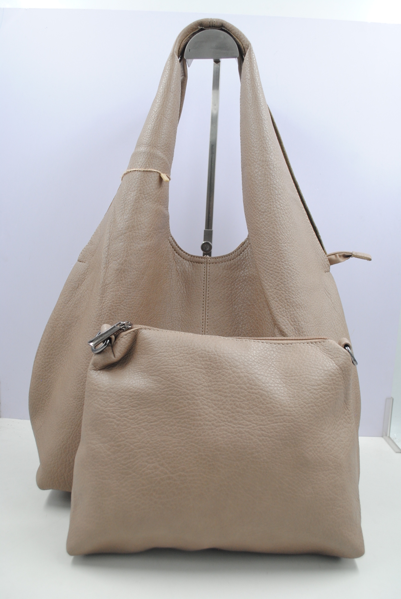 Grossiste SyStyle - Sac hobo cabas en simili-cuir grainé, grand volume, sac mère-fille, sac à épaule pour femme