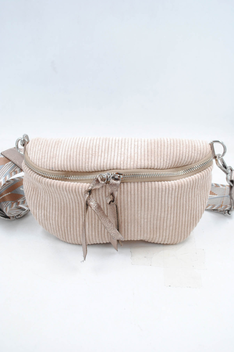 Wholesaler SyStyle - SYNTHETIC BELT BAG/VELVET-EFFECT LEATHER