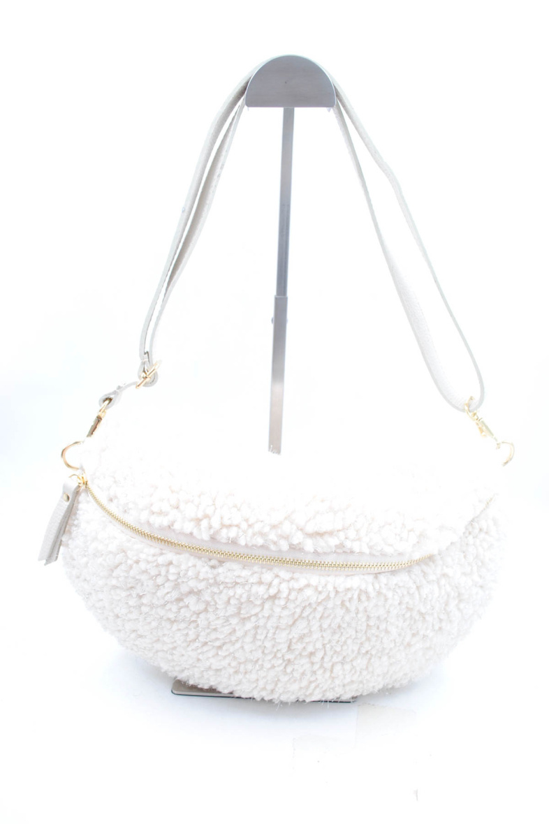 Grossiste SyStyle - SAC BANANE SYNTHETIQUE/CUIR EFFET MOUTON