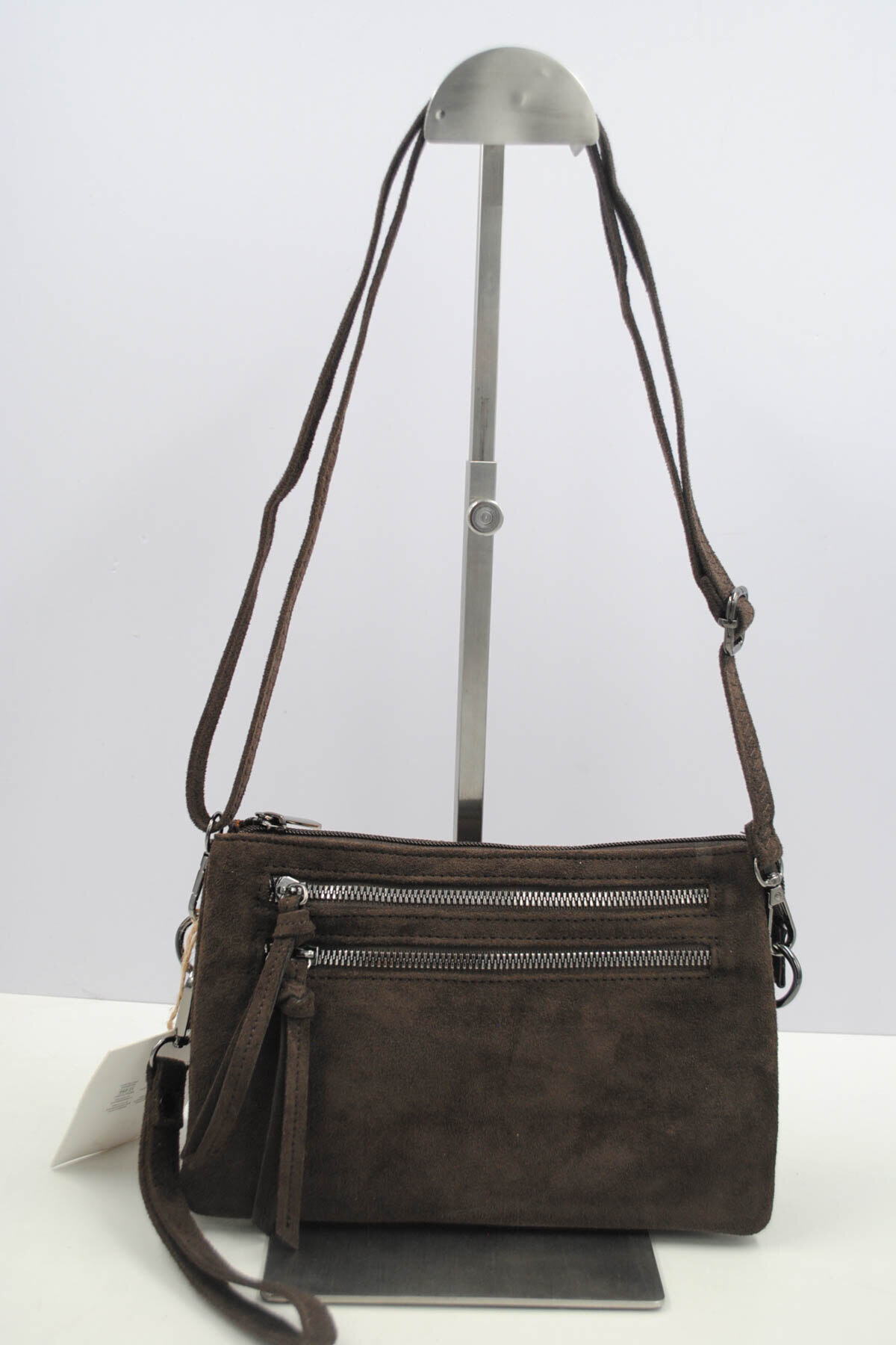 Grossiste SyStyle - Sac bandoulière effet daim multi‑compartiments