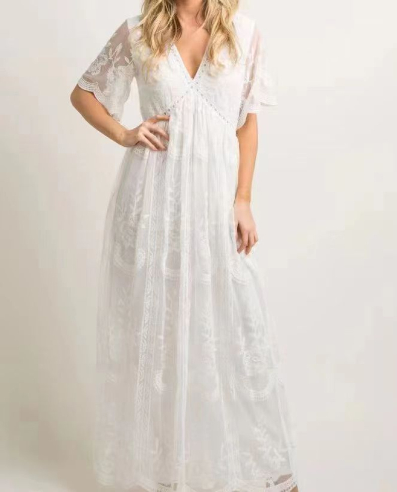 Großhändler T.L. MARIAGE - Spitzenkleid