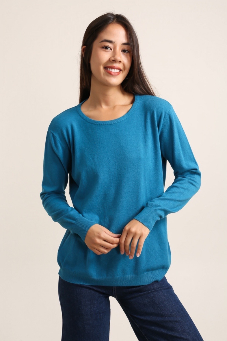 Großhändler Tandem - Schlichter Pullover mit Rundhalsausschnitt
