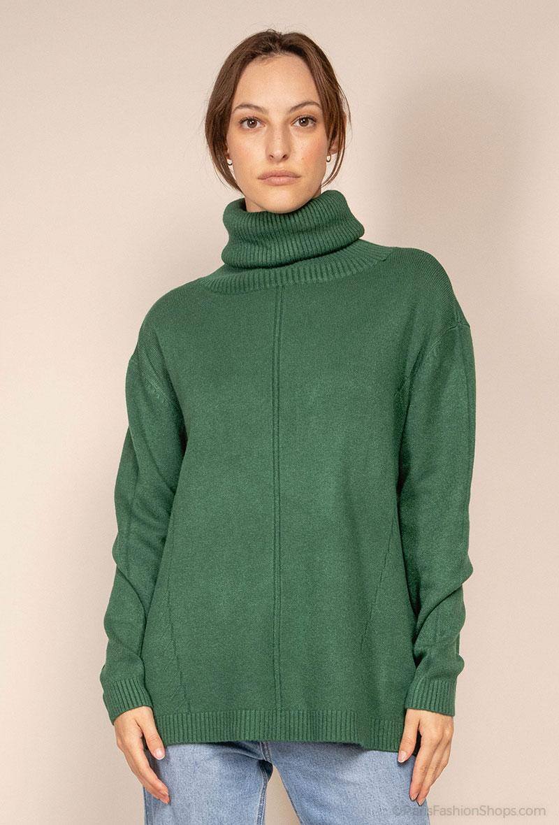 Großhändler Tandem - Übergroßer Rollkragenpullover