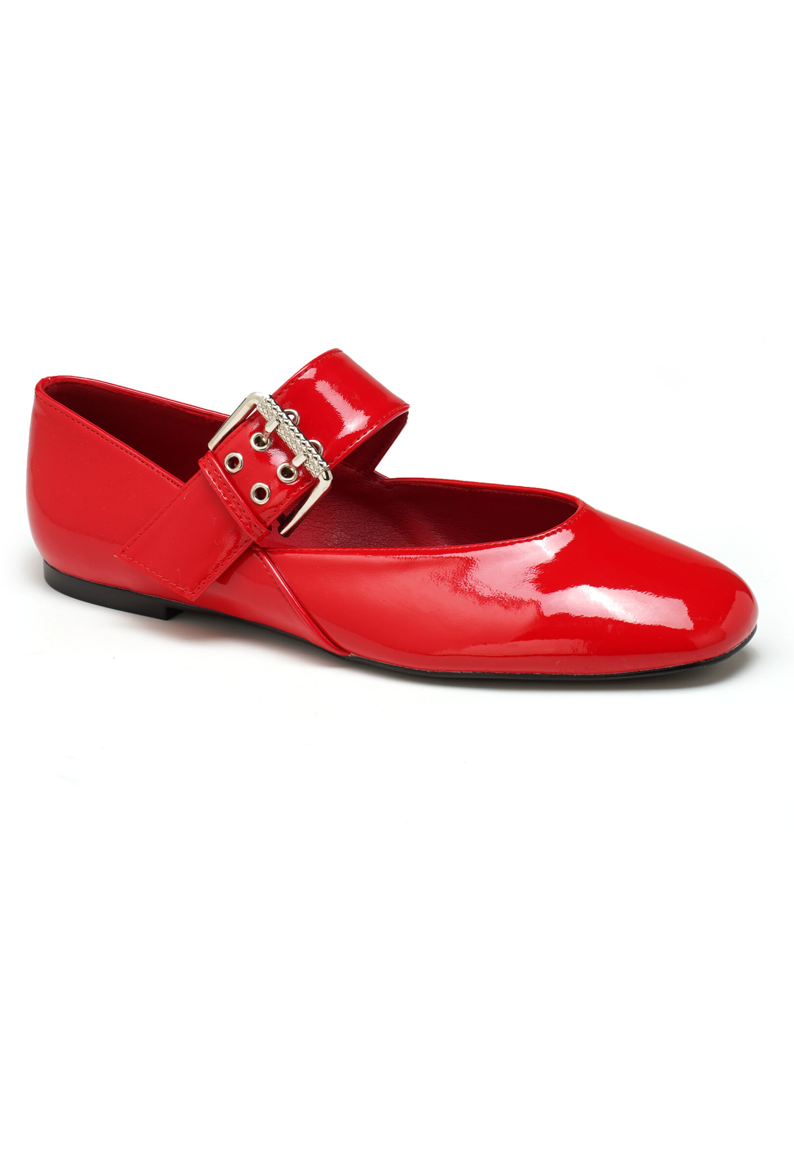 Wholesaler TANIA - C'M Paris - BABIE PATENT BALLERINA FLATS WITH EYELETS