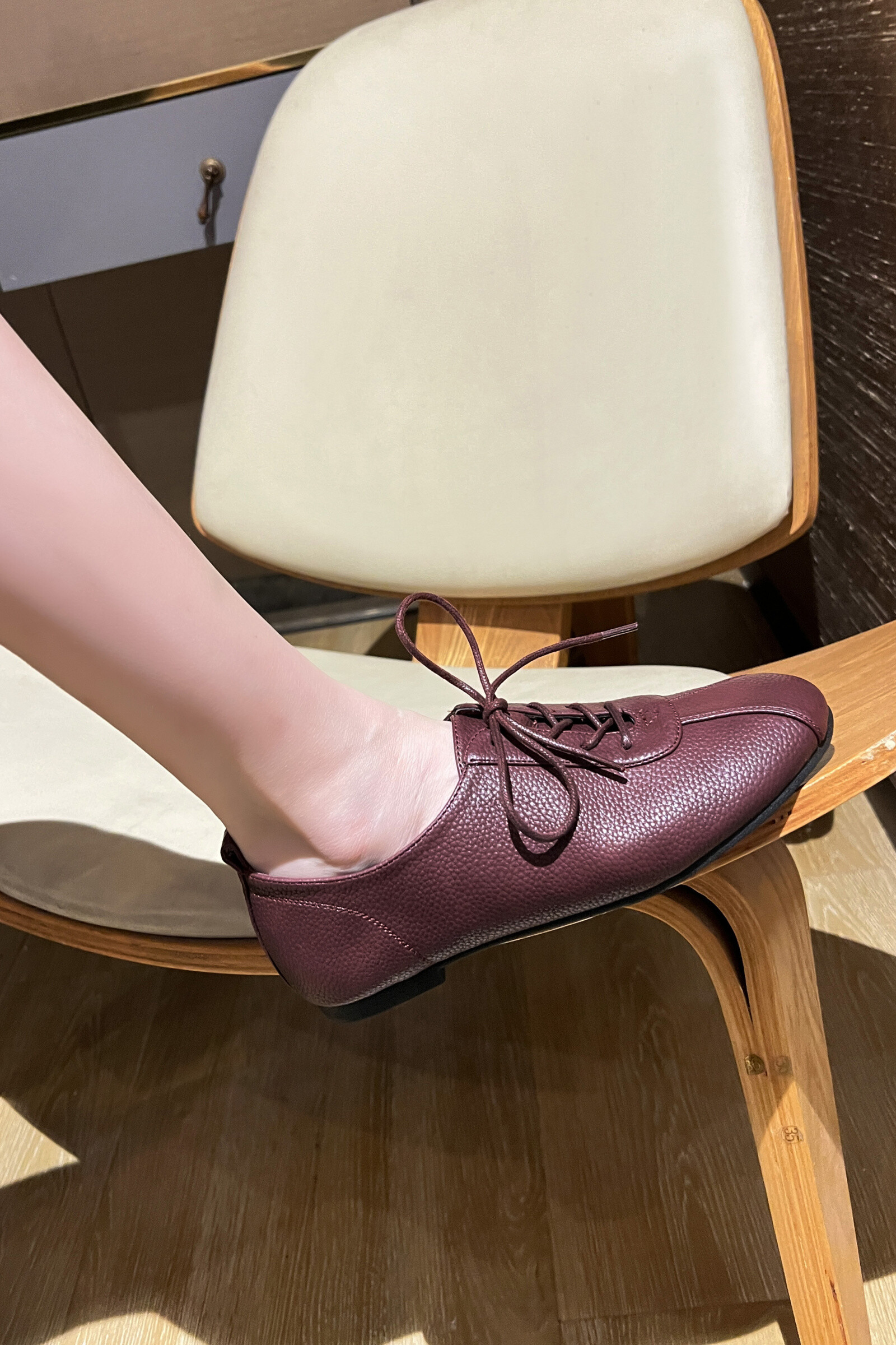 Großhändler TANIA - C'M Paris - Damen Ballerinas aus Kunstleder mit runder Spitze