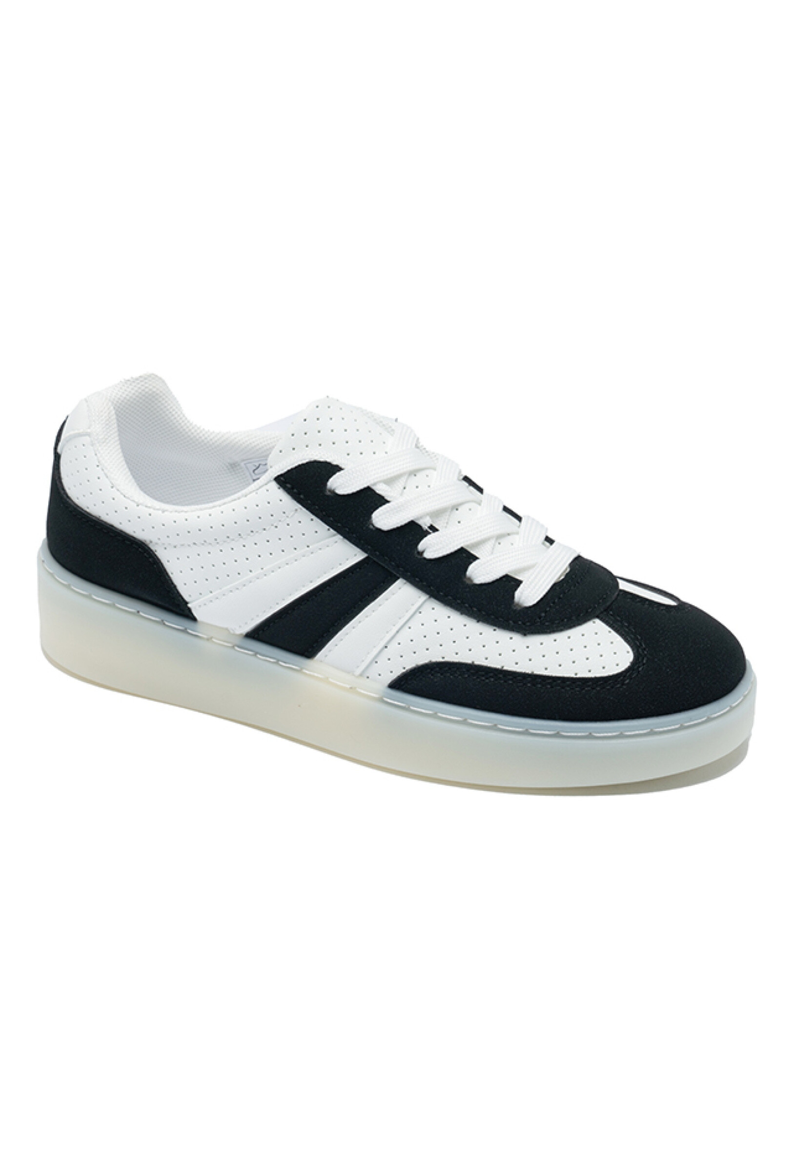 Mayorista TANIA - C'M Paris - ZAPATILLA CON CORDONES Y SUELA TRANSPARENTE