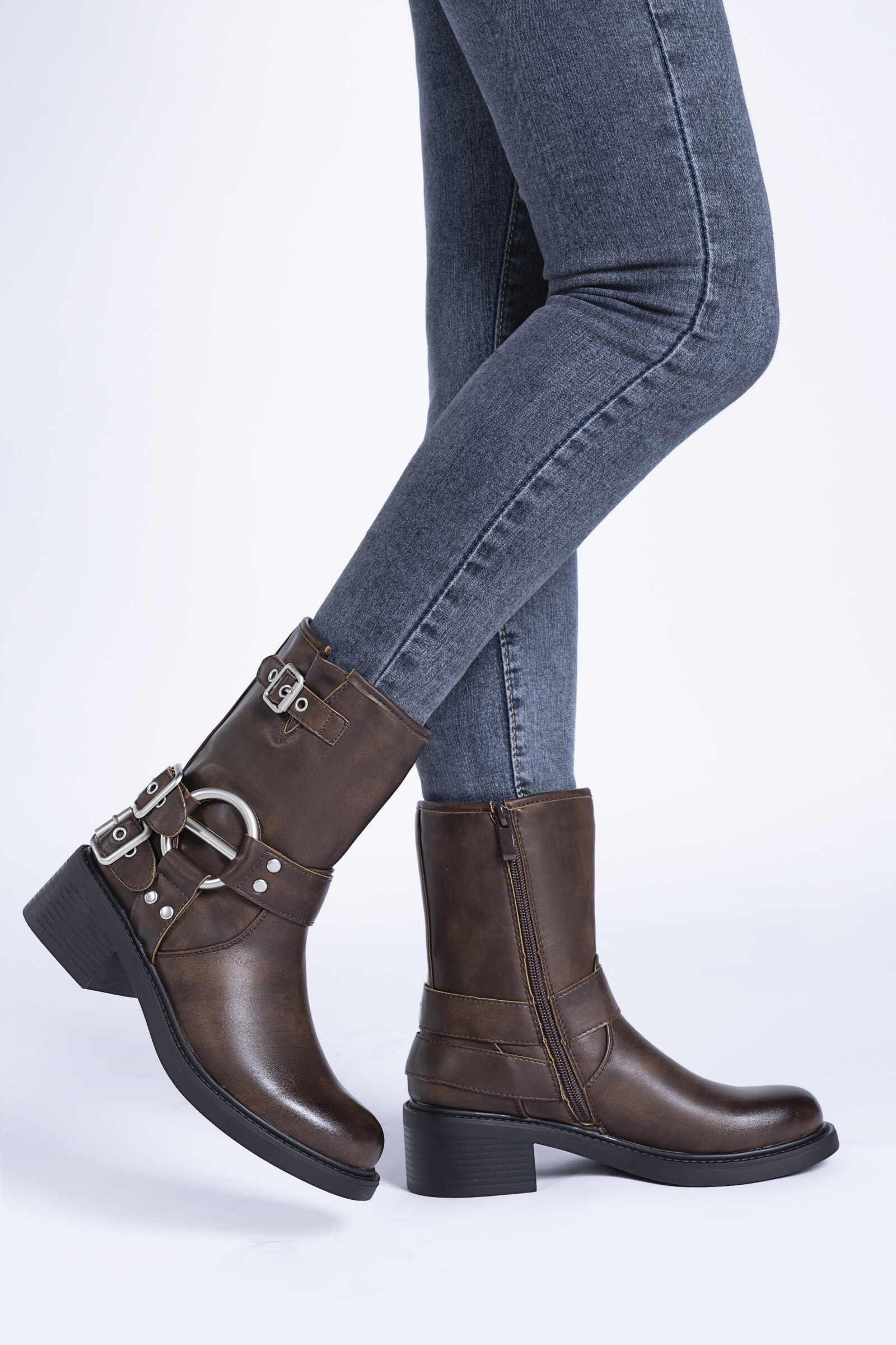 Grossiste TANIA - C'M Paris - Bottines Femme Style Motard