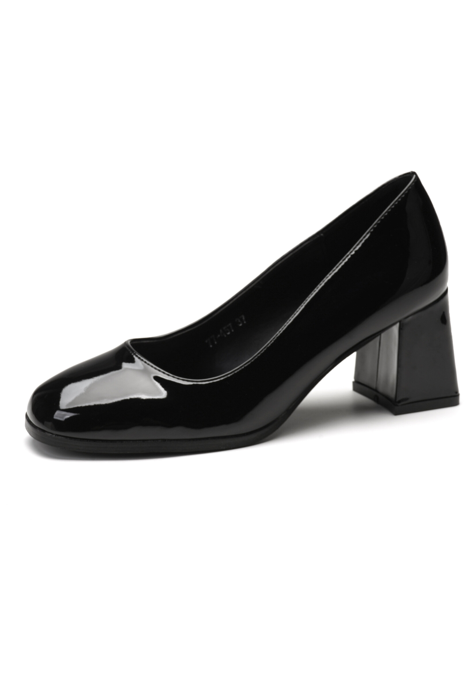 Wholesaler TANIA - C'M Paris - PATENT SQUARE HEEL PUMPS