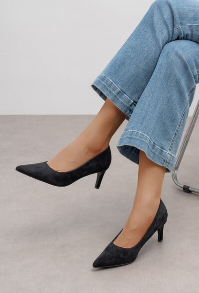 Großhändler TANIA - C'M Paris - Pumps aus Wildlederimitat mit Stilettoabsatz Großhändler TANIA - C'M Paris - Pumps aus Wildlederimitat mit Stilettoabsatz