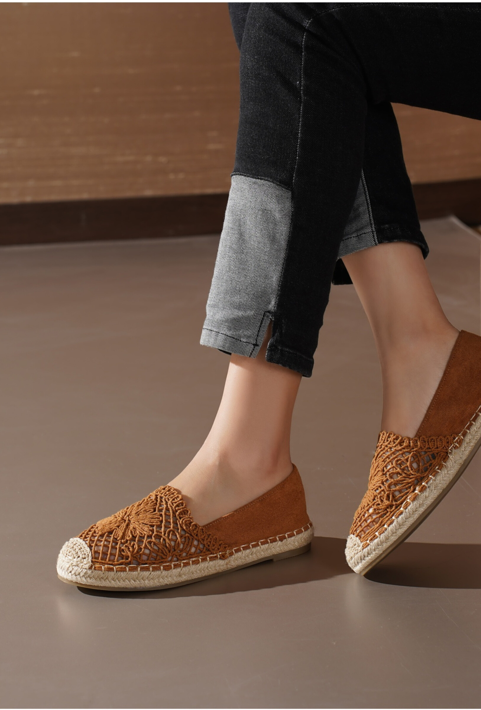 Grossiste TANIA - C'M Paris - espadrille dentelle