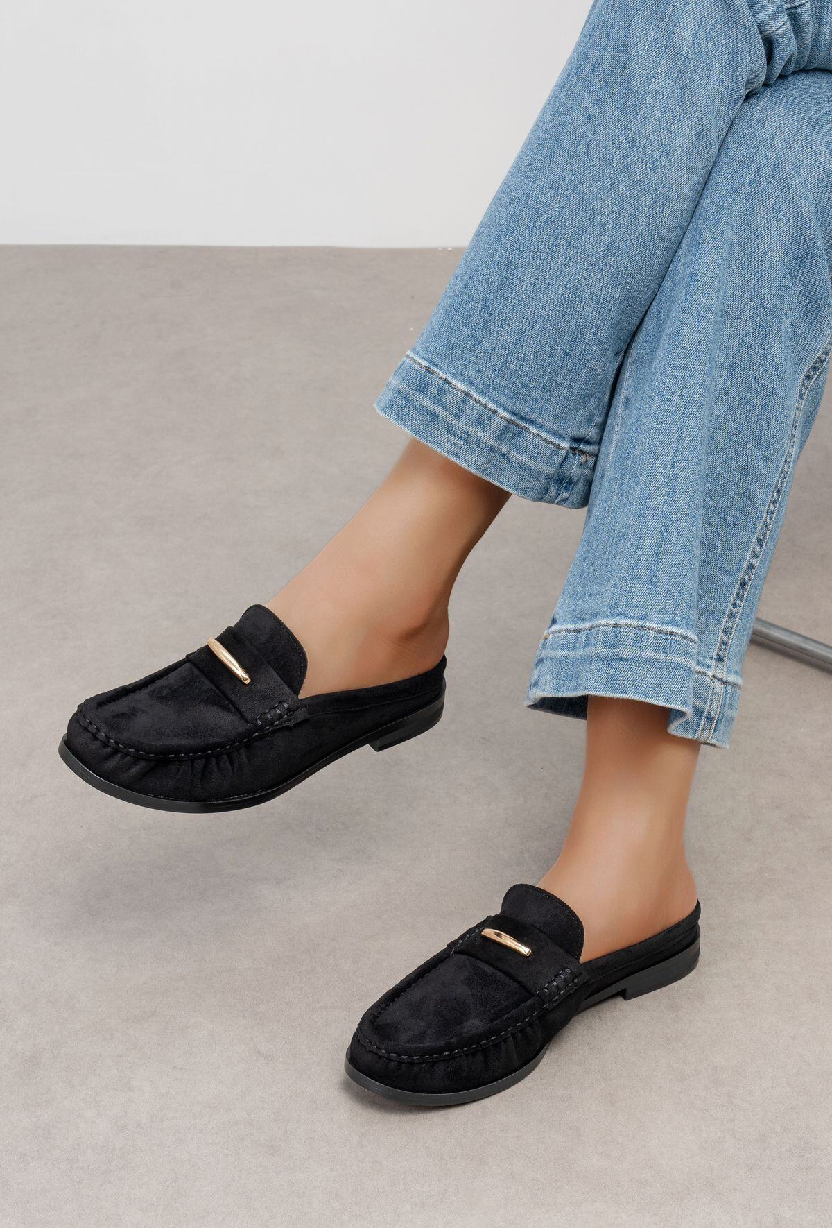 Wholesaler TANIA - C'M Paris - Backless loafer mules with horsebit