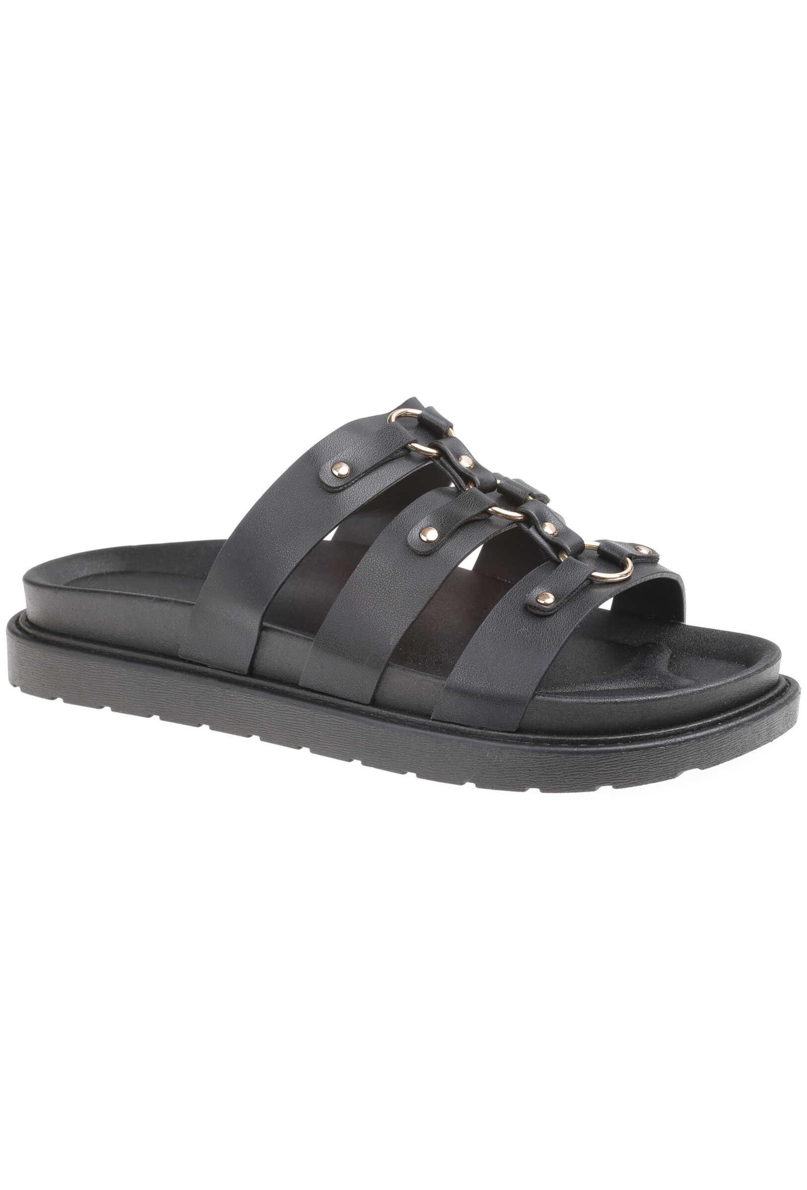 Grossiste TANIA - C'M Paris - mules multi-brides semelle crantée