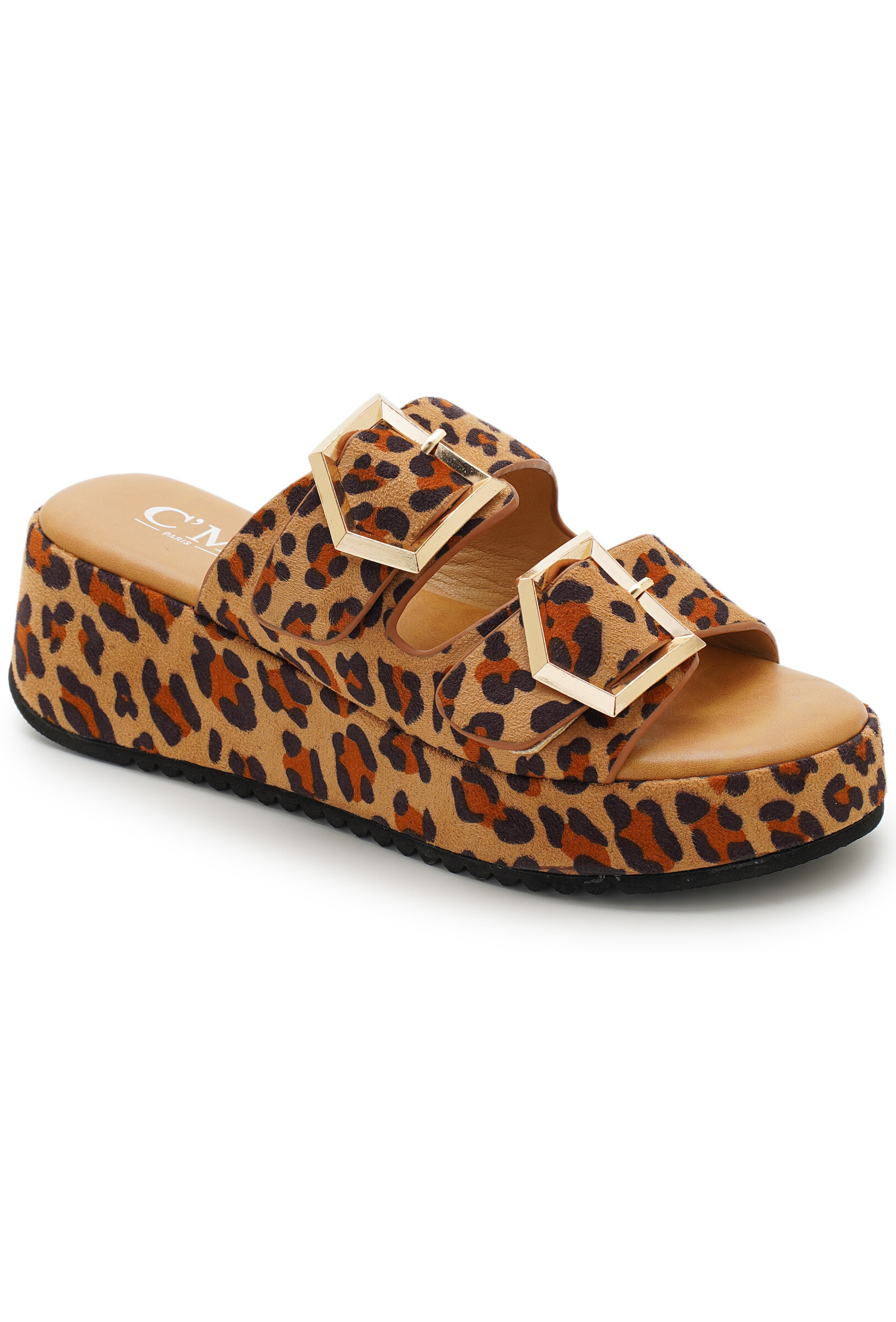 Grossiste TANIA - C'M Paris - mules semelle plateforme double brides