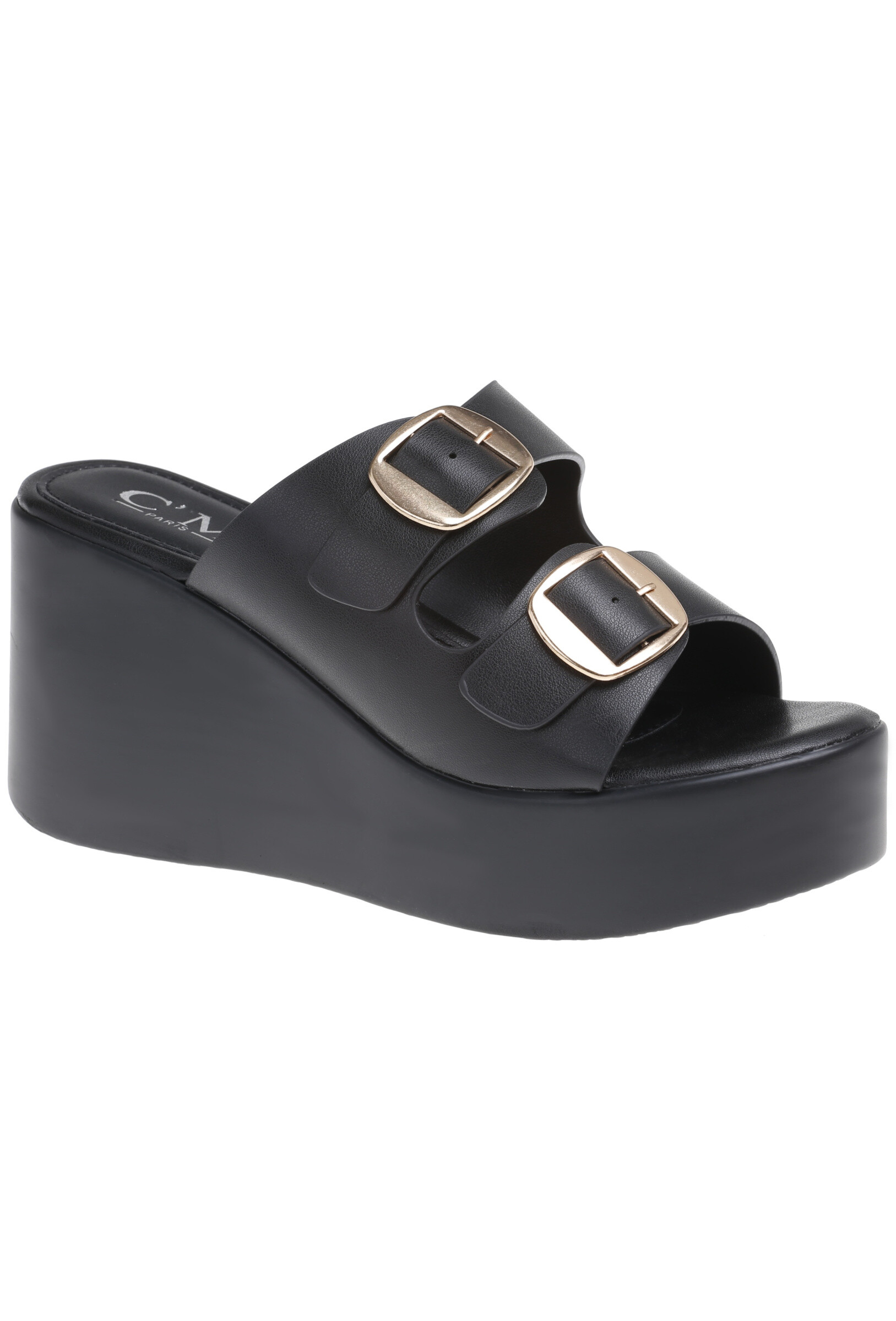 Wholesaler TANIA - C'M Paris - double strap wedge mules