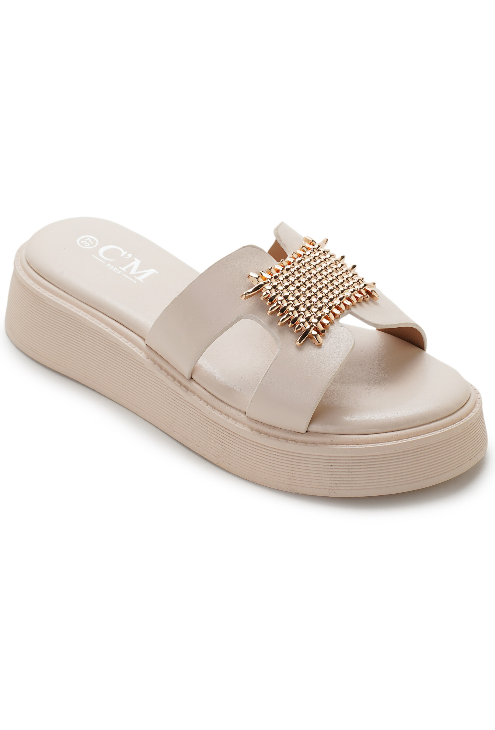Mayorista TANIA - C'M Paris - mules con plataforma/cuña
