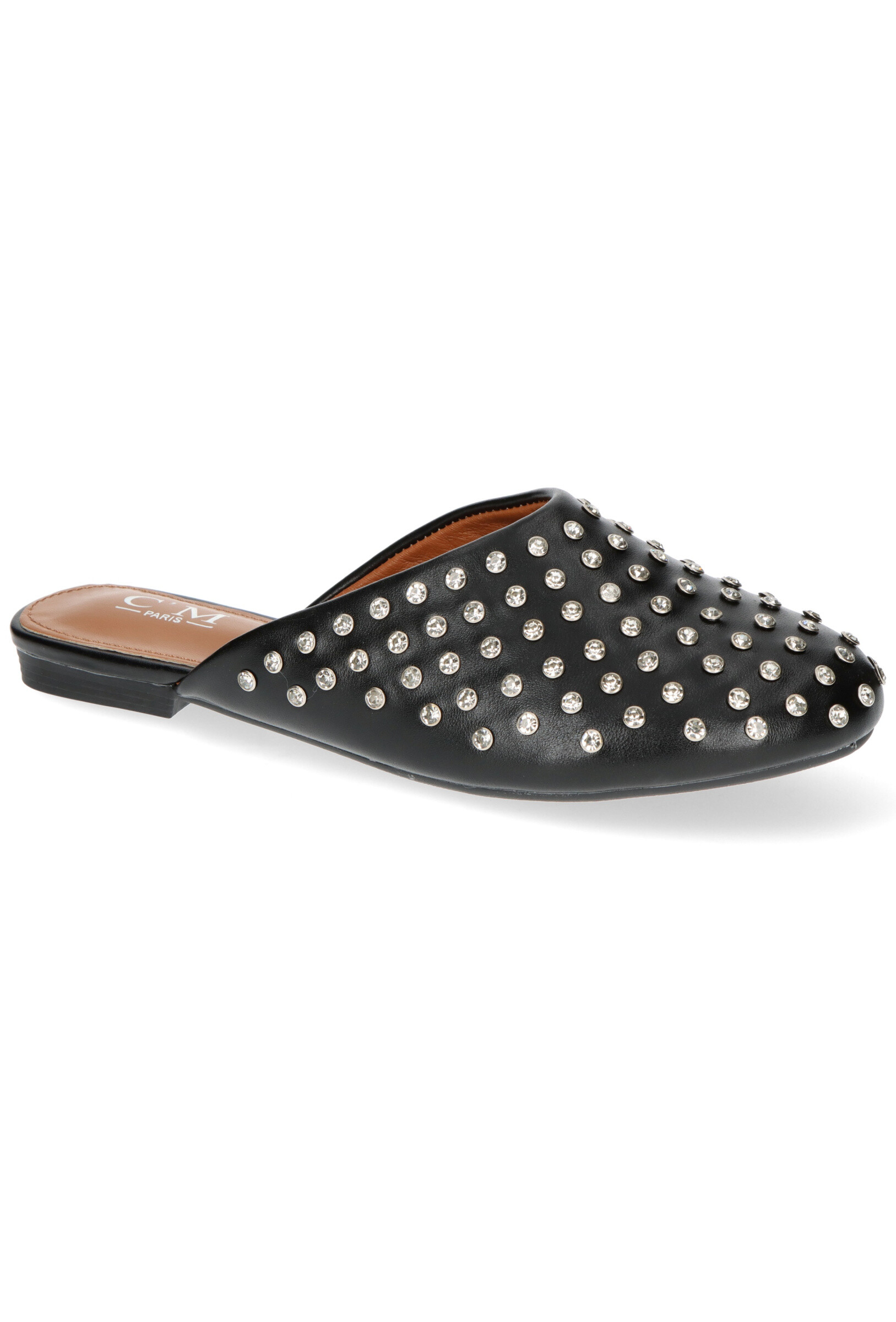 Wholesaler TANIA - C'M Paris - flat mule with rhinestones