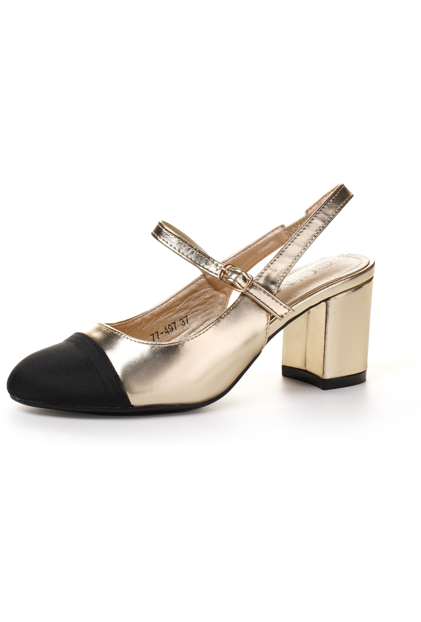 Wholesaler TANIA - C'M Paris - Round Booked Bloc Talon Bloc Sandals
