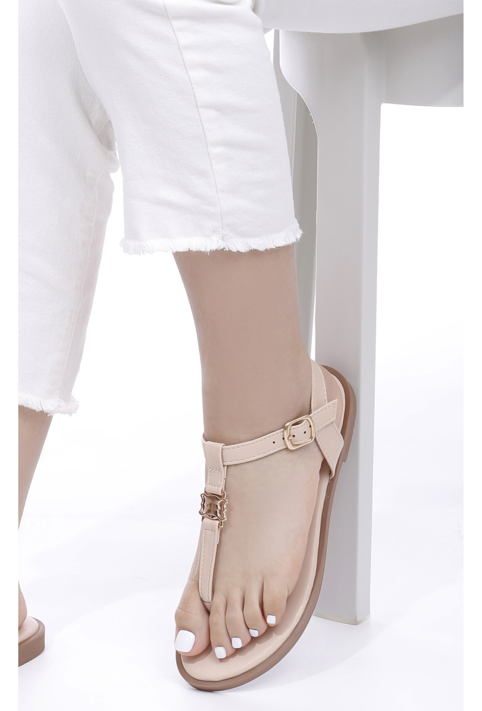 Mayorista TANIA - C'M Paris - sandalias planas con puntera