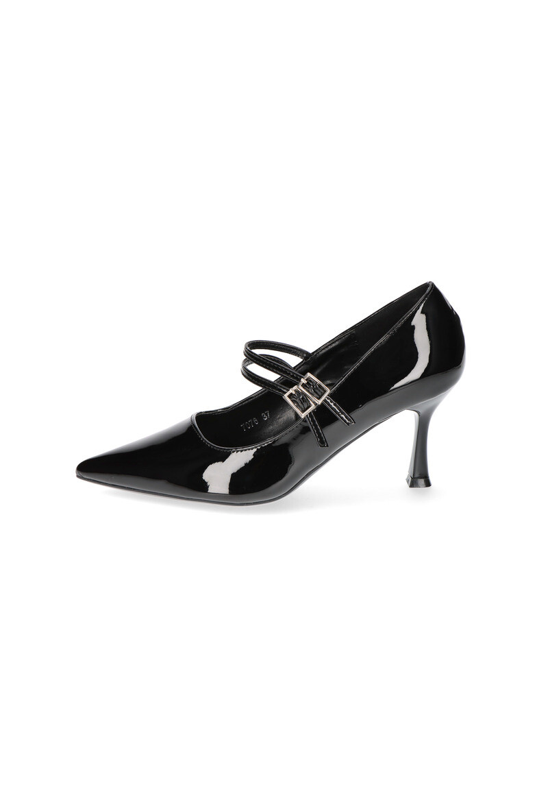 Grossiste TANIA - C'M Paris - ESCARPINS VERNIS STYLE BABIES AVEC 2 BRIDES
