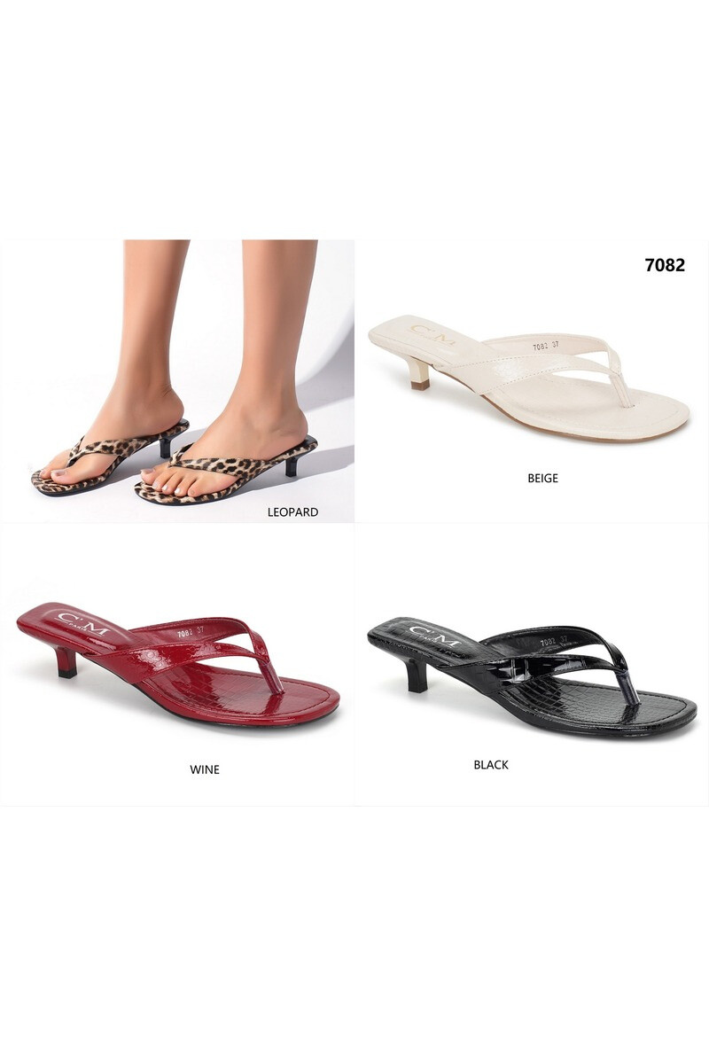 Grossiste TANIA - mule petit talon entredoigt