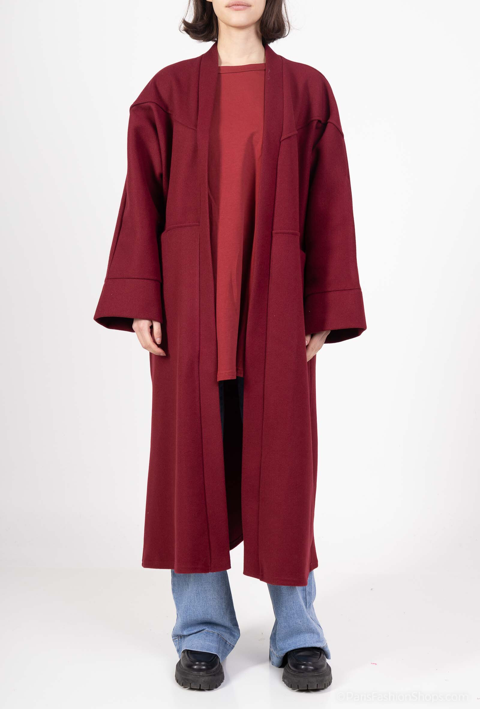 Wholesaler Tendance - oversized coat with shoulder seam pocket