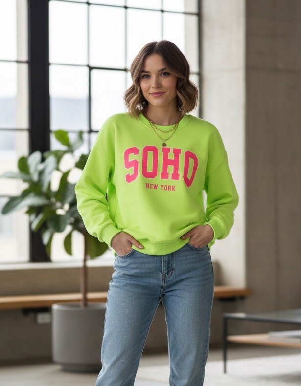Mayorista TIMIAMI - Nueva Sudadera Fluorescente Primaveral
