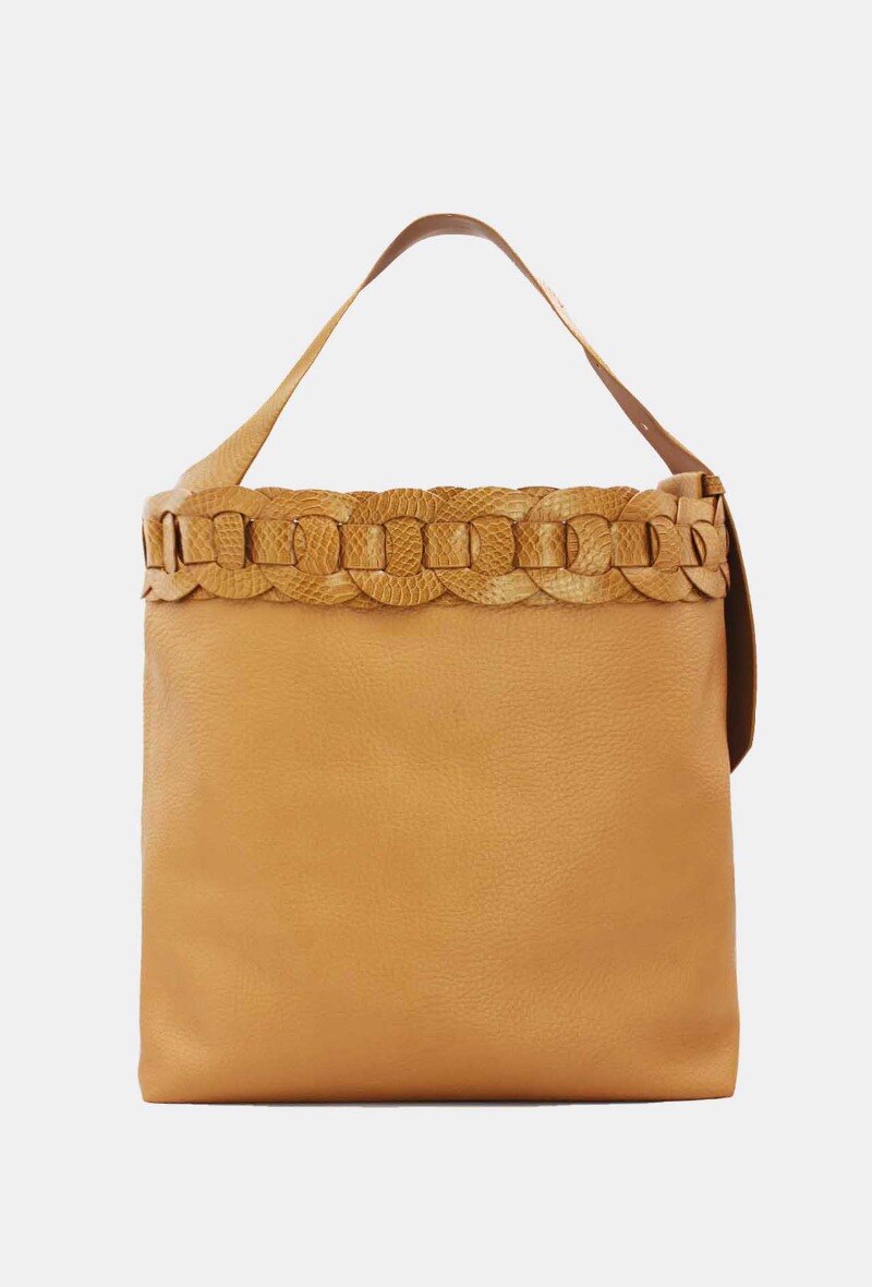 Grossiste Tom & Eva - 2 Pièces Set Sac Cabas Fourre-tout Bandoulière Effet Serpent -21C-5039