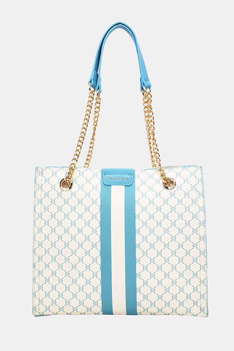 Grossiste Tom & Eva - Sac Cabas Monogramme Double Porté