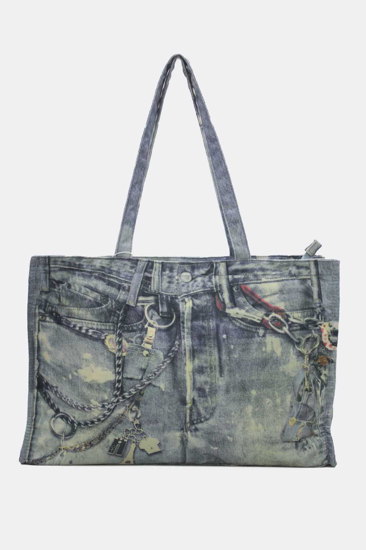 Mayorista Tom & Eva - Bolso tote vaquero extragrande