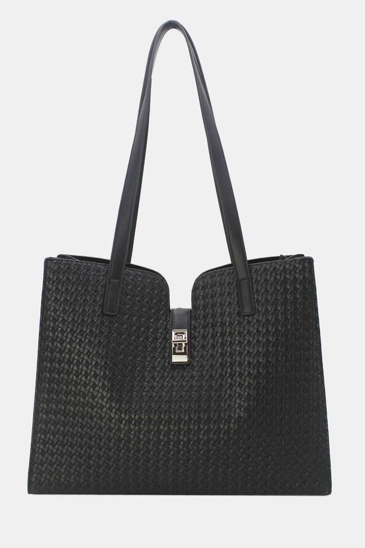 Grossiste Tom & Eva - Sac Cabas Effet Tressé