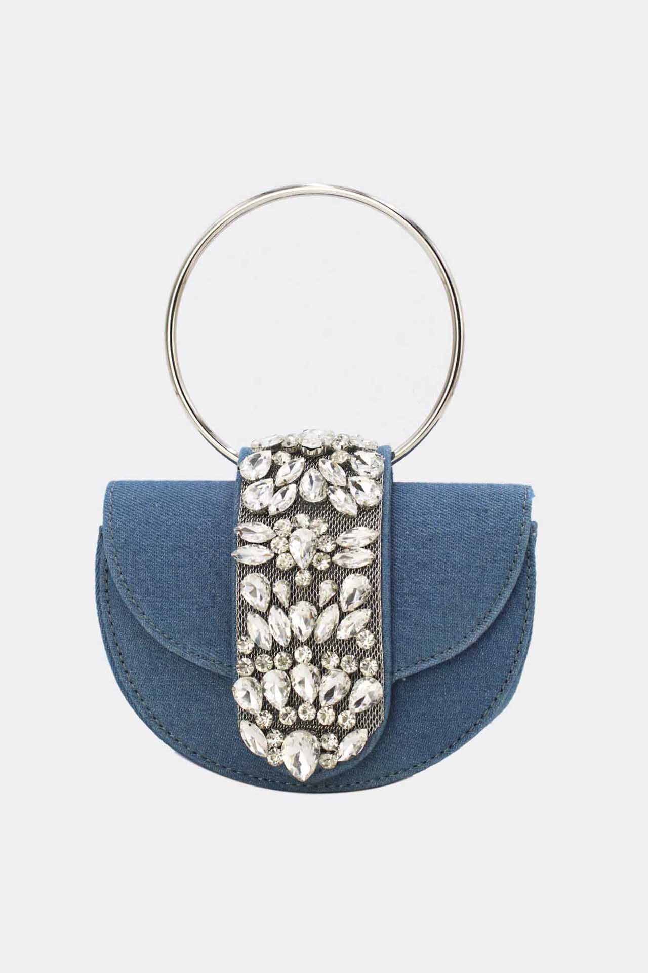 Großhändler Tom & Eva - Abendtasche mit Diamantlasche