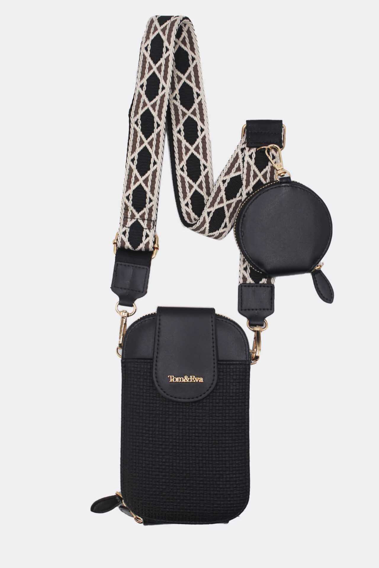 Wholesaler Tom & Eva - Bi-material Phone Pouch With Coin Purse