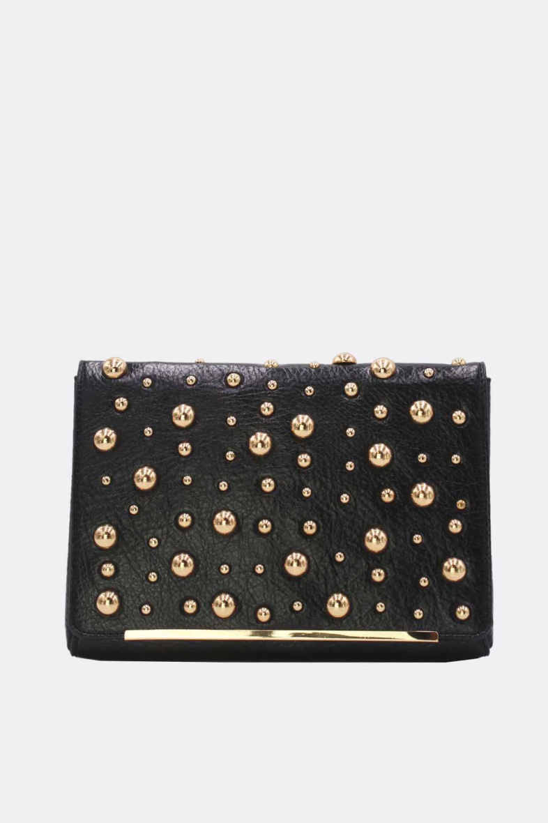 Wholesaler Tom & Eva - Crossbody Pouch Decorated with Golden Balls