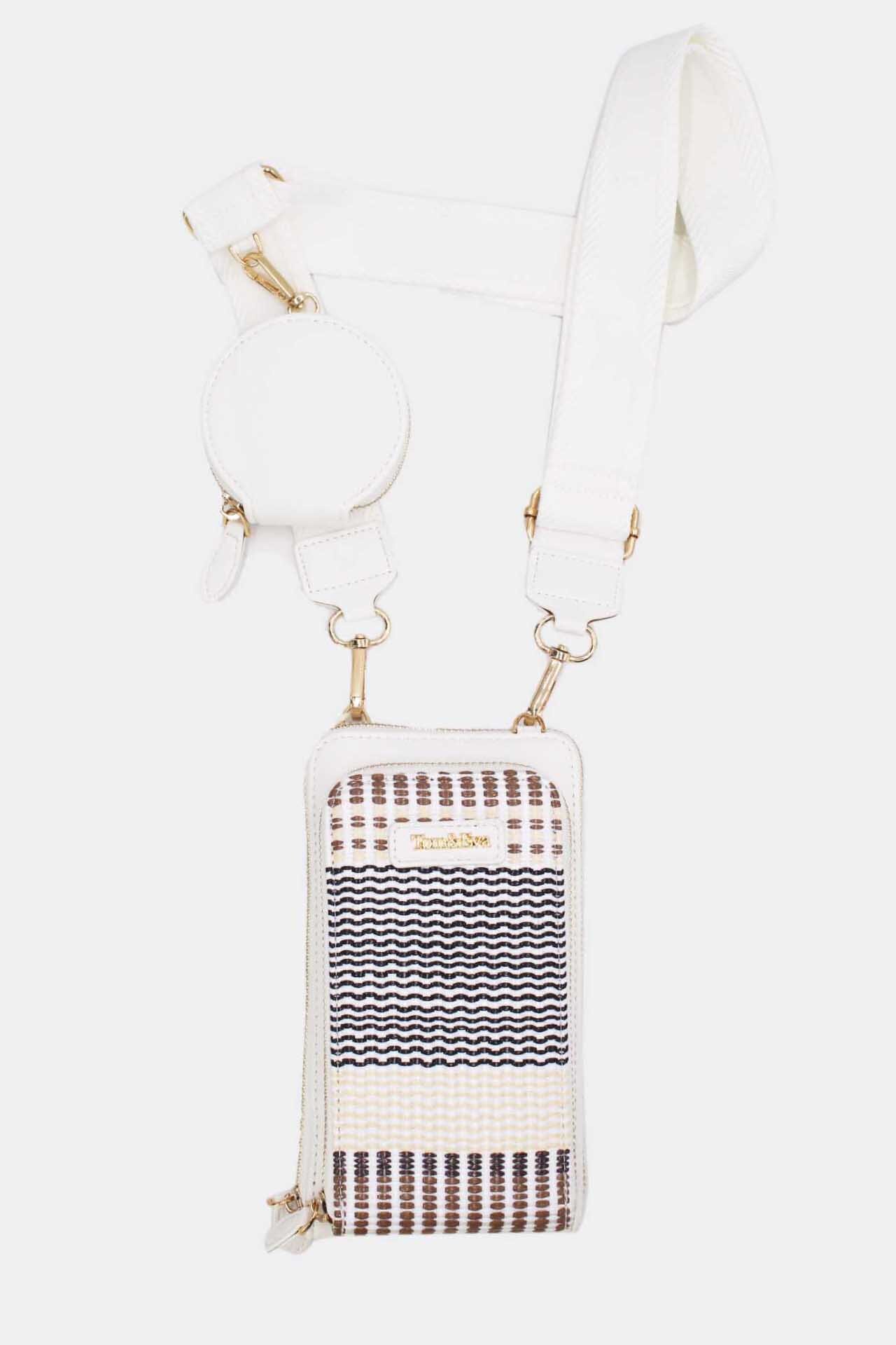 Grossiste Tom & Eva - Pochette Téléphone Bi-matière Avec Porte Monnaie