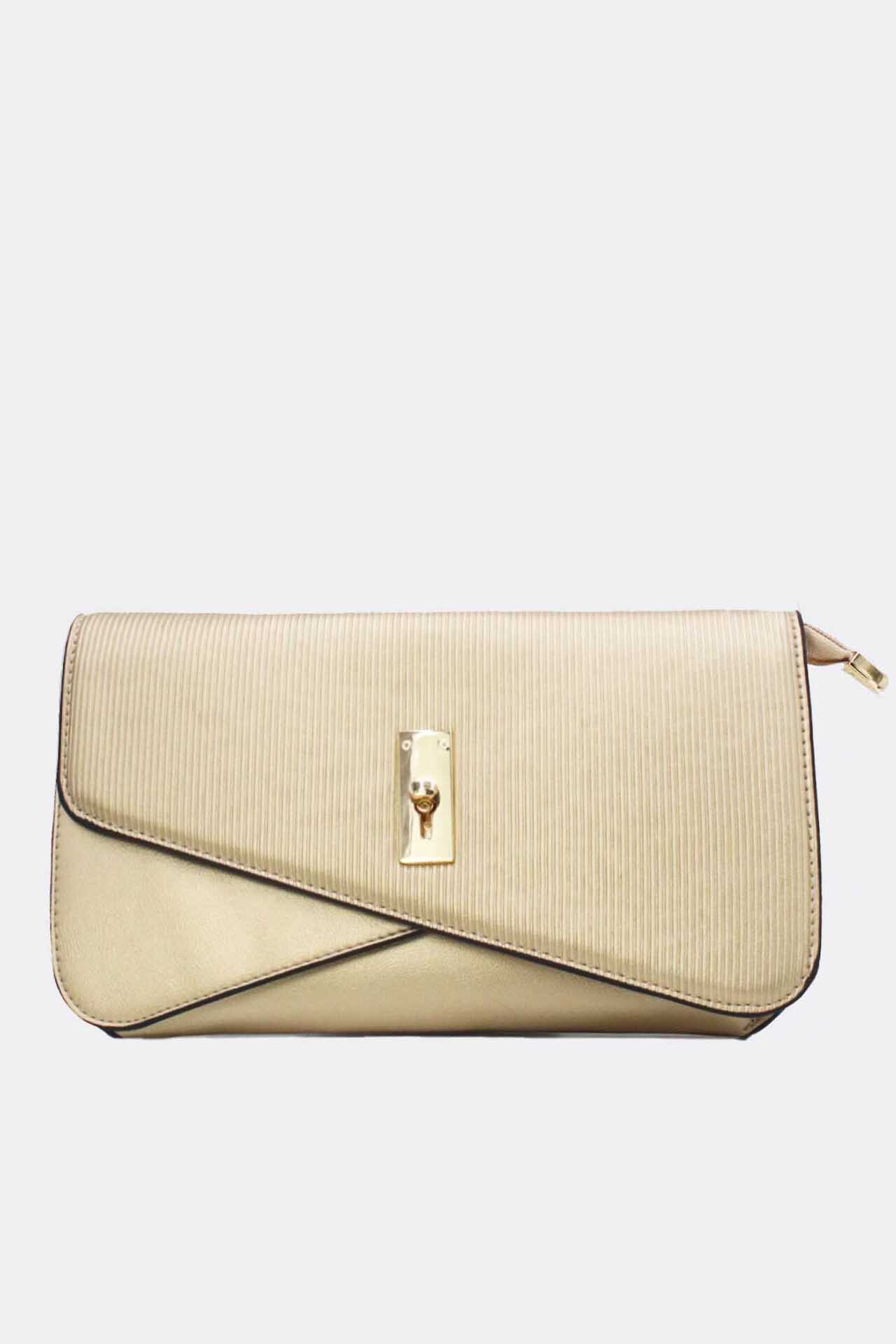 Grossista Tom & Eva - Borsa a tracolla con pattina stampata a righe 24P-6110