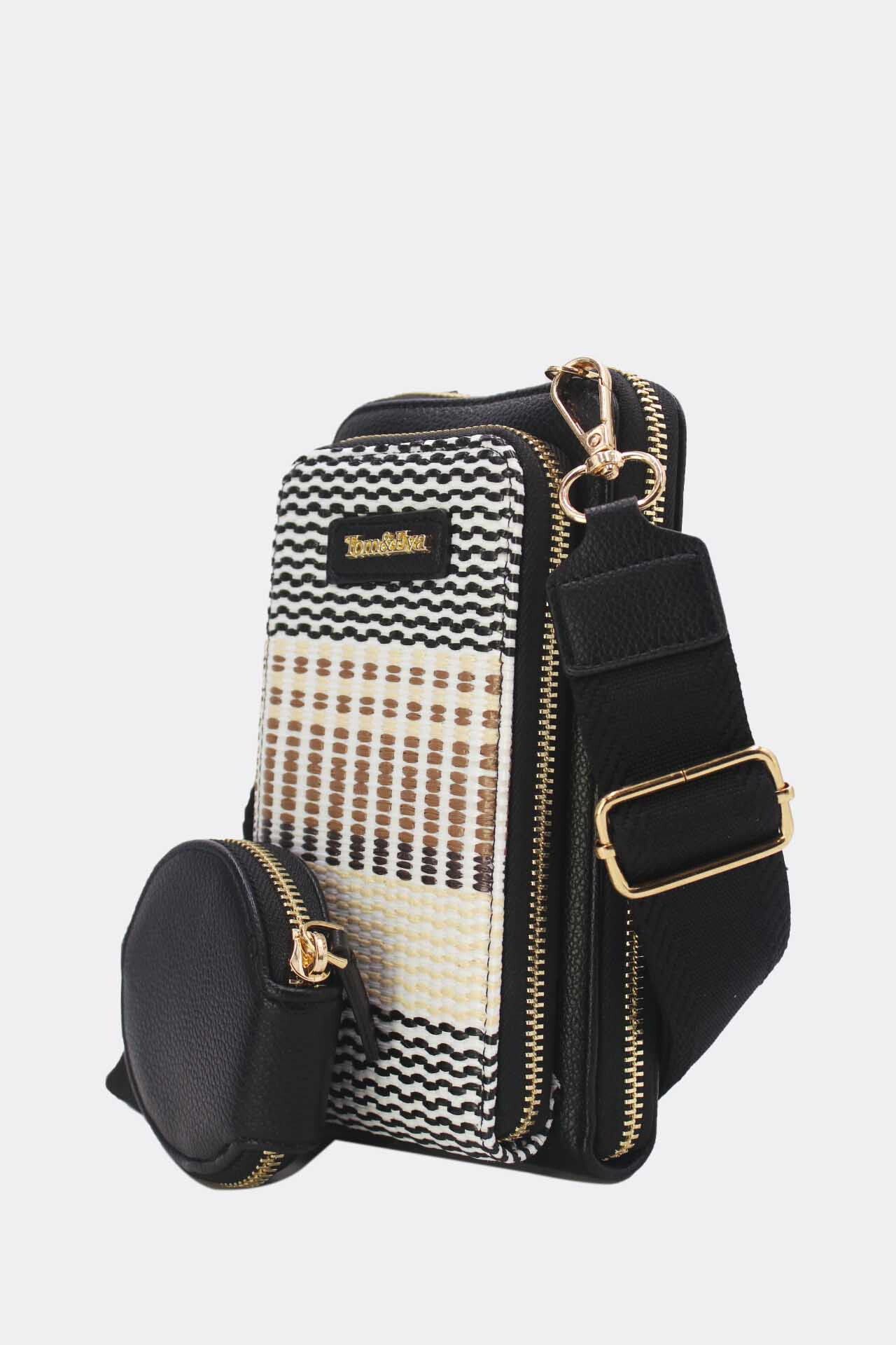 Grossiste Tom & Eva - Pochette Téléphone Bi-matière Avec Porte Monnaie