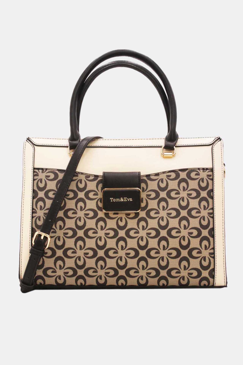 Wholesaler Tom & Eva - Women's Vintage Flower Pattern Handbag 23B-5740-