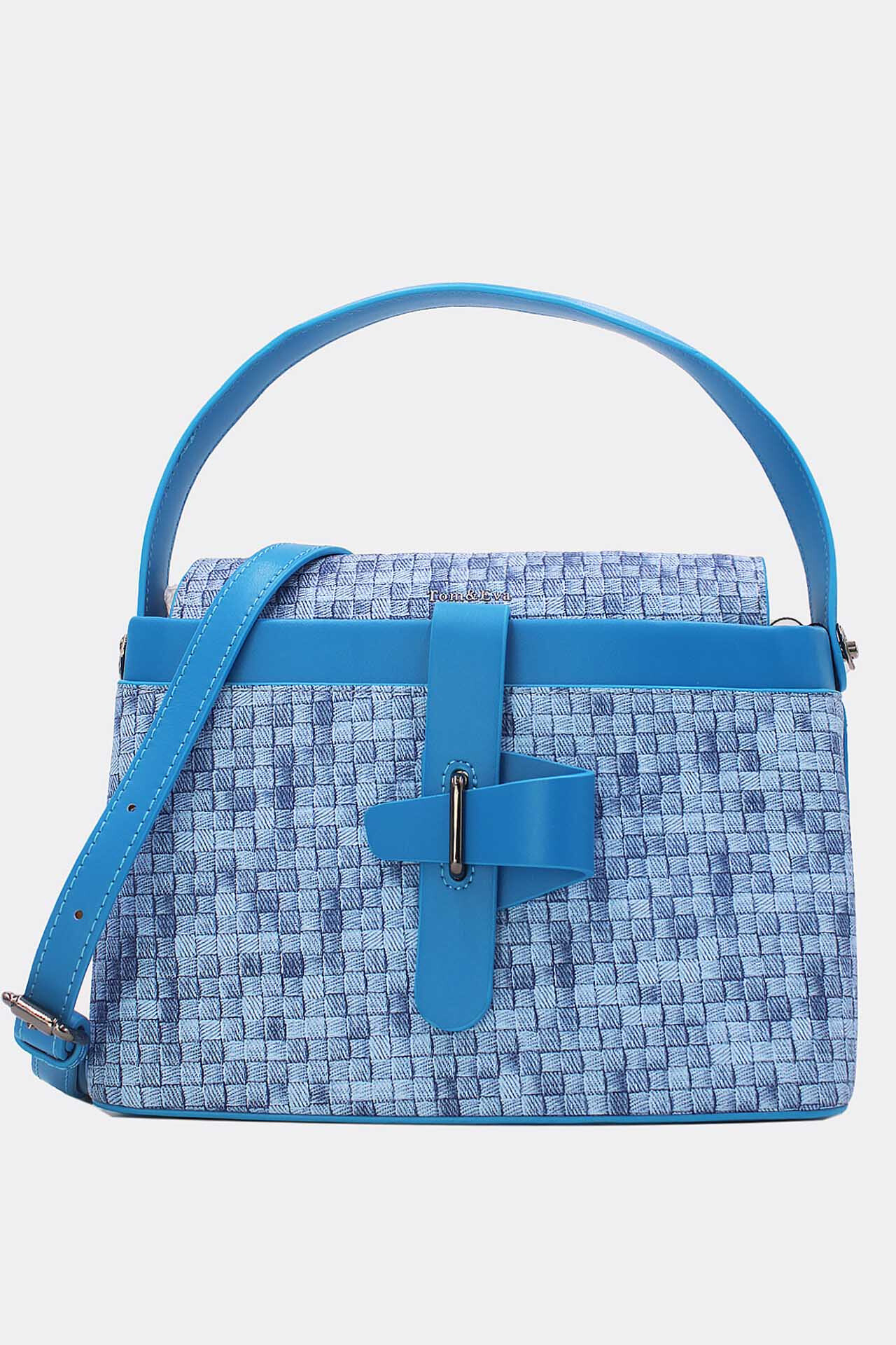 Wholesaler Tom & Eva - Braided fabric effect handbag
