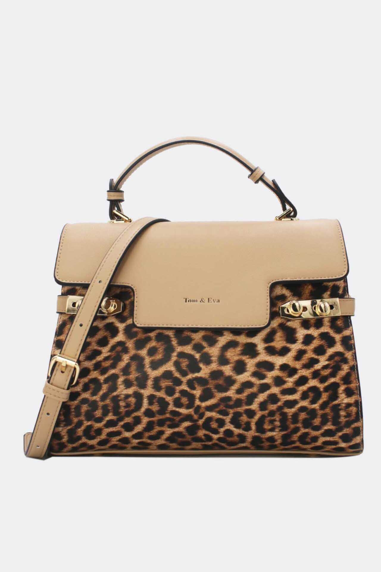 Wholesaler Tom & Eva - Reassort two -tone chic handbag
