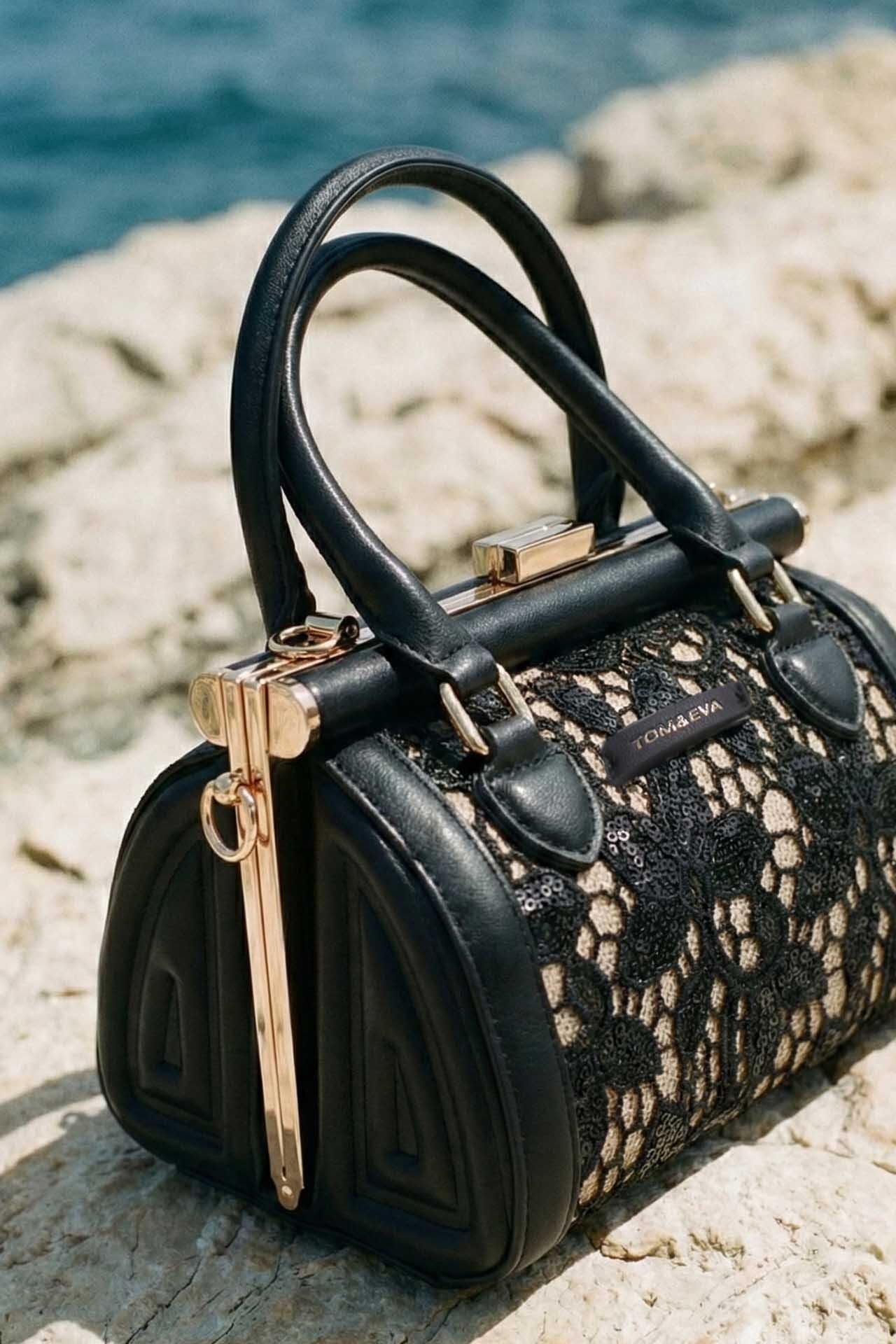 Grossiste Tom & Eva - Petit Sac à Main Dentelle